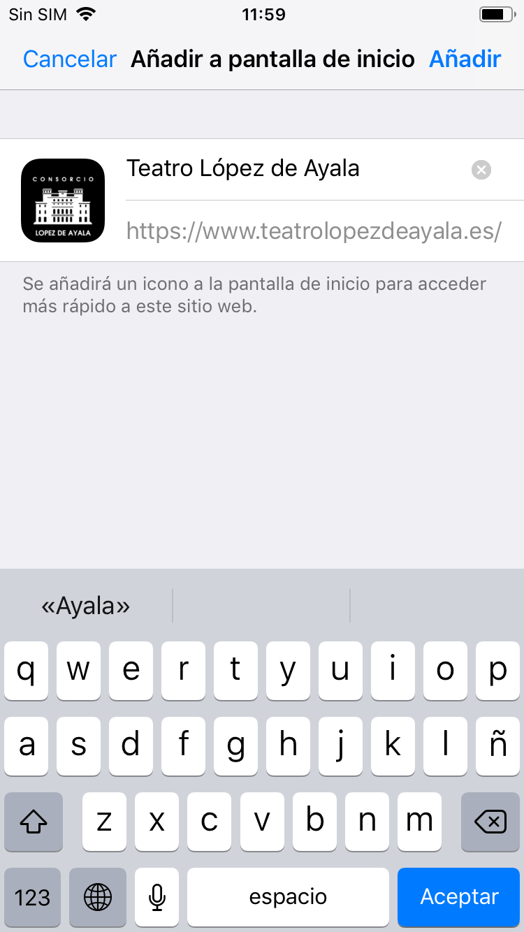 Acceso Directo Ios 3