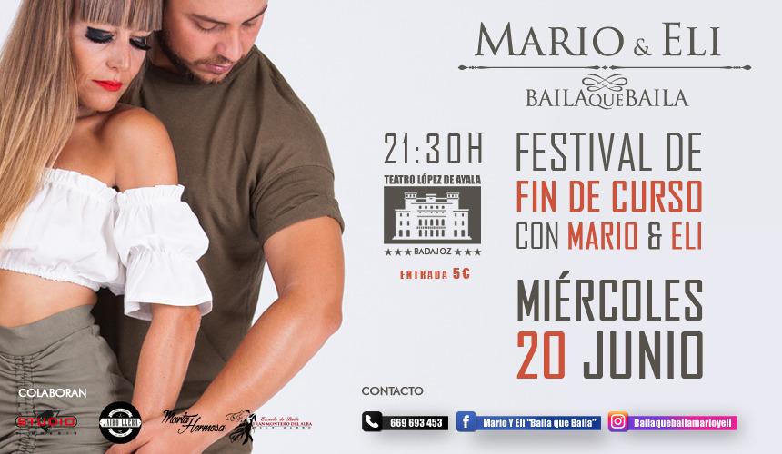 FESTIVAL FIN DE CURSO CON MARIO Y ELI - BAILA QUE BAILA FESTIVAL FIN DE CURSO CON MARIO Y ELI - BAILA QUE BAILA