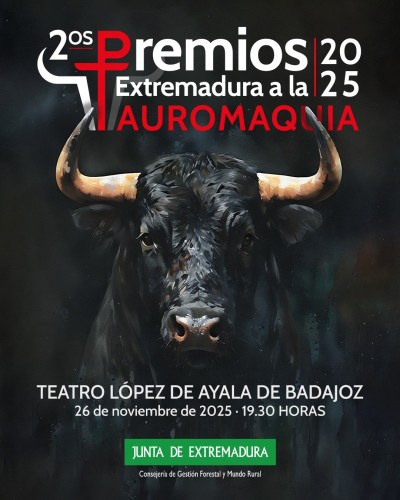 Gala Entrega de Premios Extremadura a la Tauromaquia