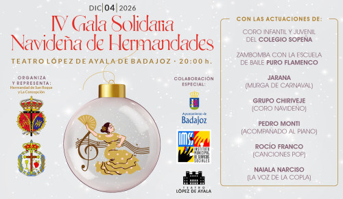 GALA NAVIDEÑA DE HERMANDADES DE BADAJOZ